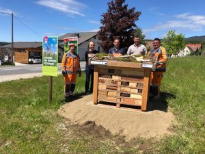 gegenüber der Wildblumenwiesen vor dem Betreuten Wohnen Gutenberg