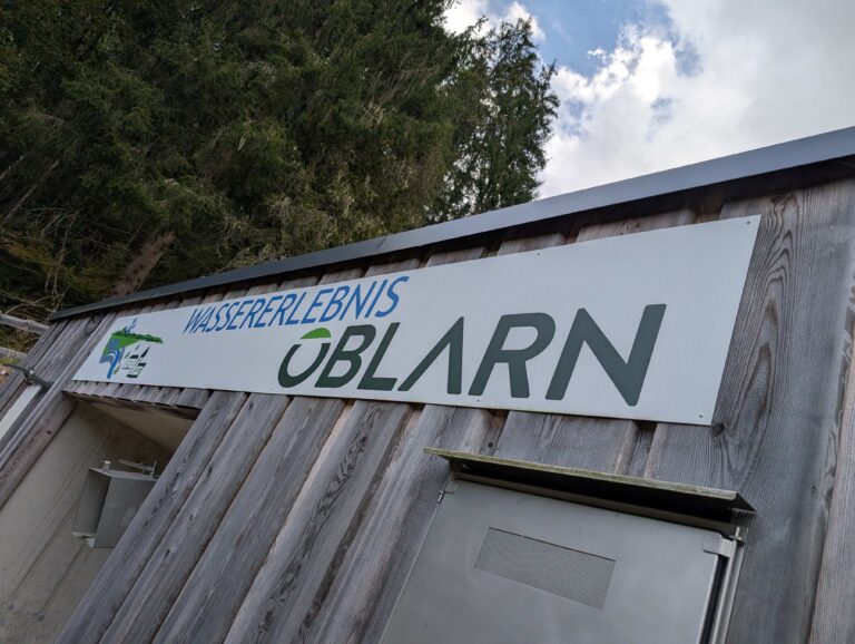 Schild - Wassererlebnis Öblarn